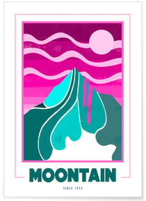 Affiche Moontain | A3 : 29,7x42cm