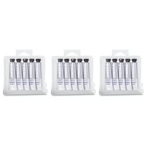 Lot de 3 Pack 5 Tubes Aluminium 12 ml - Peinture gouache PRIMO - Argent 910 - Qualité fine