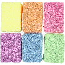 Pains de pâte à modeler Soft Foam - Couleurs Assorties - 6 x 10 g