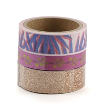 ASS. 3 TAPES FEUILLAGE 2x5m + 1x2m