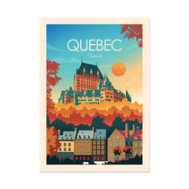 Affiche 50x70 cm - Quebec Canada - Studio Inception