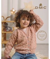 Livre spécial tricot pour Enfants - 12 projets - DMC Blanc