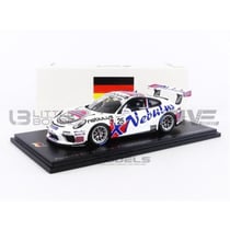 Voiture Miniature de Collection - SPARK - PORSCHE 911 GT3 - Échelle 1/43 - Blanc/Red - Champion d'Allemagne 2020