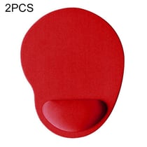 Tapis De Souris Gel Confortable Bleu Ciel Antidérapant Écologique 2 PCS Rouge YONIS