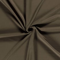 Tissu Gabardine de Viscose extensible Noelia uni Marron