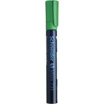 Lot de 10 marqueurs permanents - SCHNEIDER - Maxx 233 - Pointe biseautée 1+5 mm - Vert