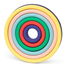 Cercles colorés en silicone - Little L