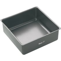 Moule Carré à Base Amovible (18 cm) - Acier