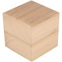 3 cubes en bois 8x8x8 cm - Artemio