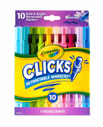 Marqueurs Clicks retractables Pastel - 10 pcs