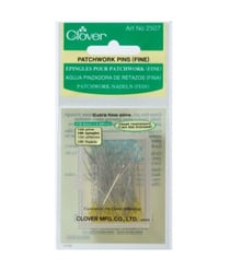 Boîte de 100 épingles ultra-fines pour patchwork – Clover - Précision et qualité pour tous vos travaux de couture et de quilting Jaune