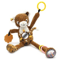 Peluche d'activités nomade Speculos le tigre - Les Déglingos