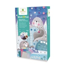Stick n Fun 3 Mosaiques bebe animaux - Au Sycomore - Aqua
