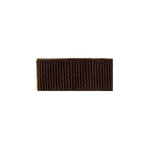 Bobine 25m galon aspect gros grain Marron 15mm