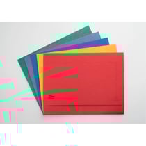 Chemises poche en carte lustrée 225g/m2- A3 - Couleurs assorties - x 25 - Exacompta