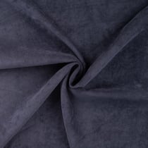 Tissu Velours tissé uni Bleu marine