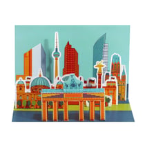 CARTE POSTALE DIORAMA DE BERLIN