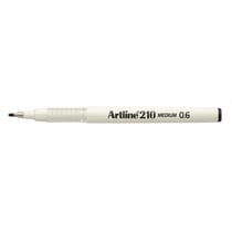 Stylo feutre permanent indélébile pointe 0,6 mm - ARTLINE - Noir - 210