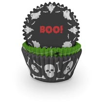 75 Caissettes à Cupcakes Halloween - BOO