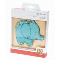 Puzzle en bois avec cadre : elephant bleu 4 pieces - fisher price - 32500f