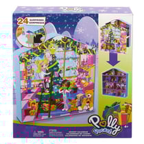Calendrier de l'avent polly pocket noël 2024 - maison, poupées, accessoires - mattel - hwp33