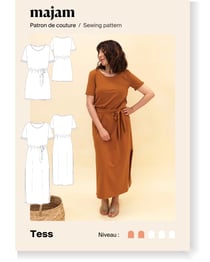 Patron Robe - Tess - Taille 34 au 48