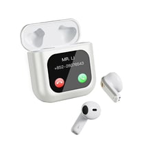 Ecouteurs Bluetooth Tactiles Sans Fil Avec Écran Et Fonction MP3 Blanc YONIS