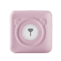 Mini Imprimante Portable Sans Encre Bluetooth Pour Photos Étiquettes Rose Rose YONIS