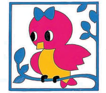 Kit canevas soudan enfant Piou piou