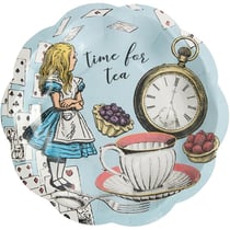 12 Petites Assiettes Alice Vintage Bleu