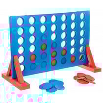 Mega 4 en ligne en mousse - 4 a la suite xxl - jeu de strategie exterieur