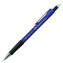 Porte-mine Faber-Castell GRIP 1347 - Diamètre 0,7 mm - Bleu métallique - Lot de 12