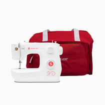 Machine à coudre SINGER - INITIALE 2 + Sac de transport Rouge