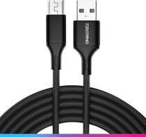 Câble de charge Micro-USB - Oniverse - Tressé USB-A vers Micro-USB – 3 m - Charge rapide