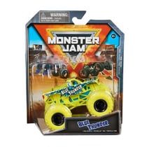 Monster jam blue thunder 1/64 serie 34 - vehicule miniature metal - spin master