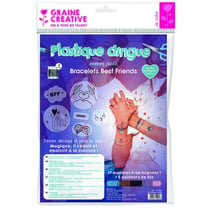 Graine Créative - Kit plastique dingue Bracelets d'amitié