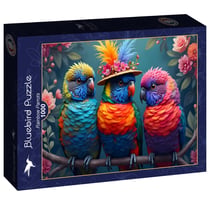 Puzzle 1000 pièces - Perroquets Arc-en-Ciel - Bluebird Puzzle
