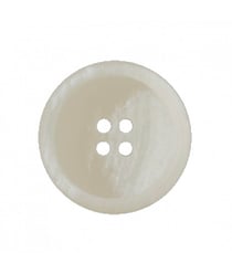 Carte de 1 bouton Recyclé papier 28mm naturel - Union Knopf Ecru