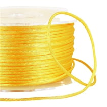 Bobine 100m queue de rat 2mm jaune citron
