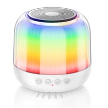 Enceinte Bluetooth LED RGB TWS Basses Puissantes Autonomie Longue Portative Blanc YONIS