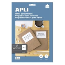 Étiquettes blanches permanentes 105,0 x 148,0 mm 10 feuilles