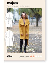 Patron couture Manteau - Olga