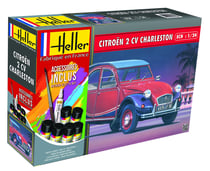 Maquette Citroën 2 CV Charleston - Échelle 1/24 - 102 pièces - Heller