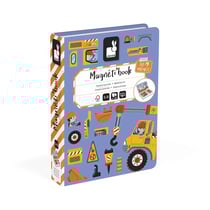 MAGNETI BOOK Thème Construction : Jouet Éducatif pour Enfants