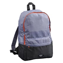 Sac à dos - Pliable avec poche de rangement - Bleu et gris - Imperméable