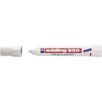 Marqueur - Blanc - Spécial industrie - Surfaces difficiles - Permanent - Edding 950