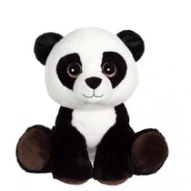 Peluche - Peluche Puppy Eyes Pets - Panda noir et blanc - 40 cm