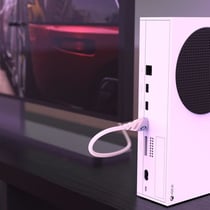 Câble HDMI Monster - Résolution 4K - Vidéo HDR - 18 GBPS - Vitesse Éclair - Connecteurs V-Grip - Triple Blindage - 1,82 Mètres - Garanti à Vie