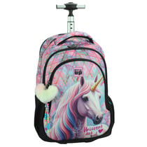 Sac à dos à roulettes Back Me Up Licorne Pastel 48 CM - 2 compartiments