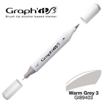 Graph'It - Marqueur manga à l'alcool Graph'it Brush 9403 Warm Grey 3